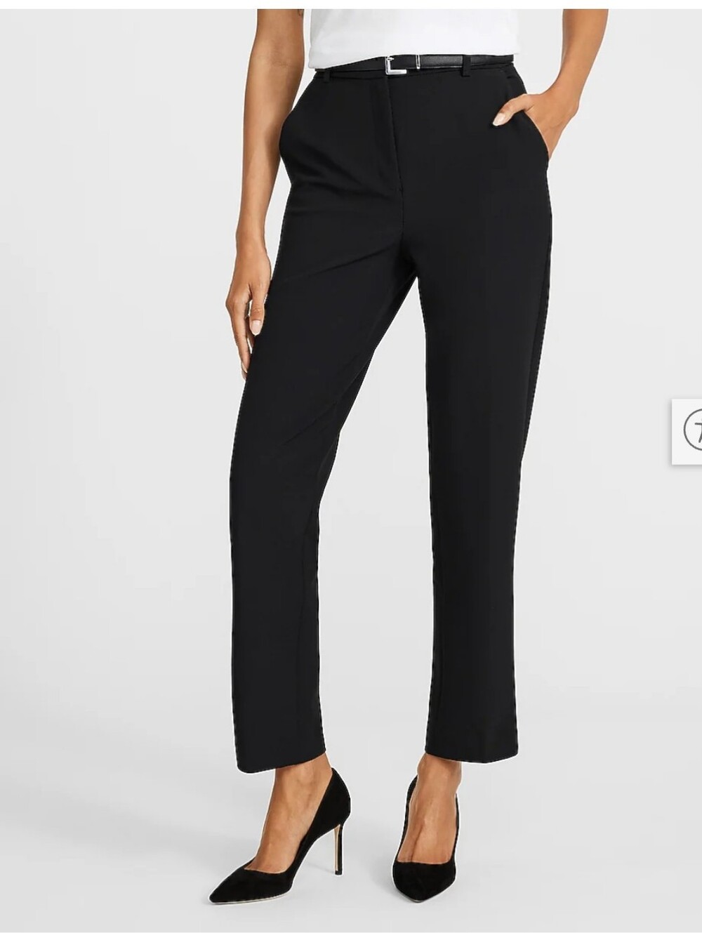 Express Black HighRise Editor Dress Pants Sz 12R